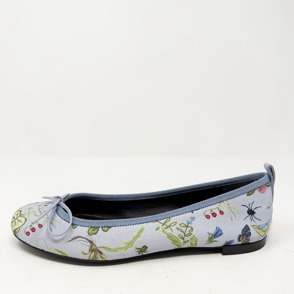 Gucci Ali Floral Canvas Ballet Flats Size 37.5 - Picture 11 of 15
